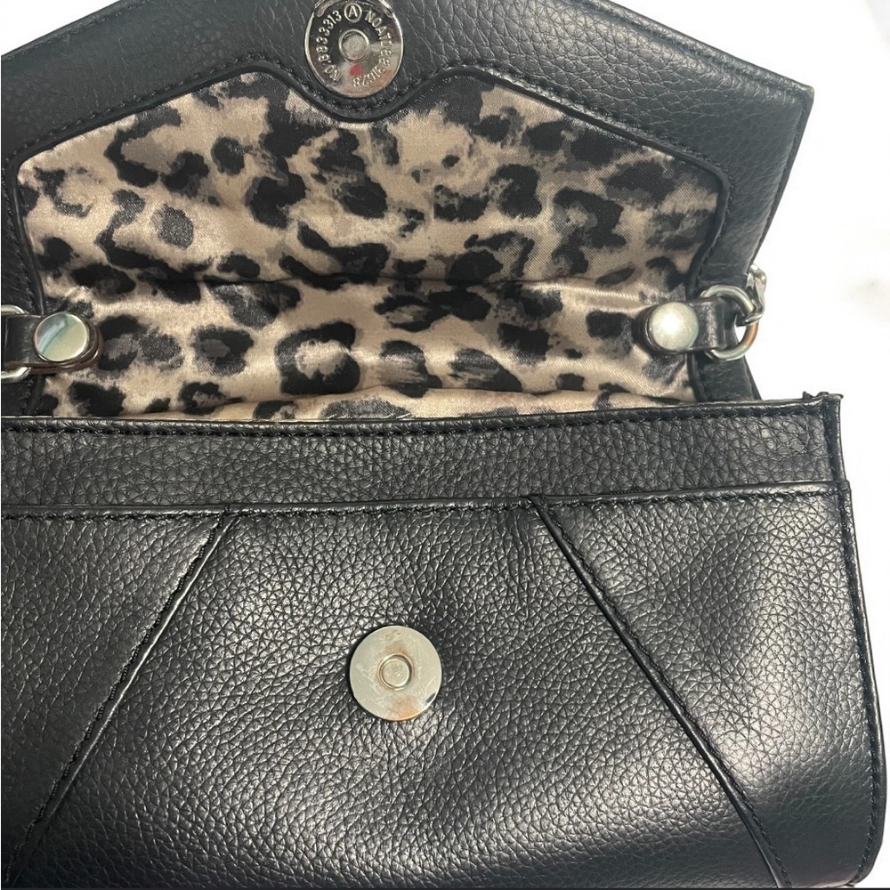 Tignanello Black Leather Crossbody Bag - Picture 6 of 13